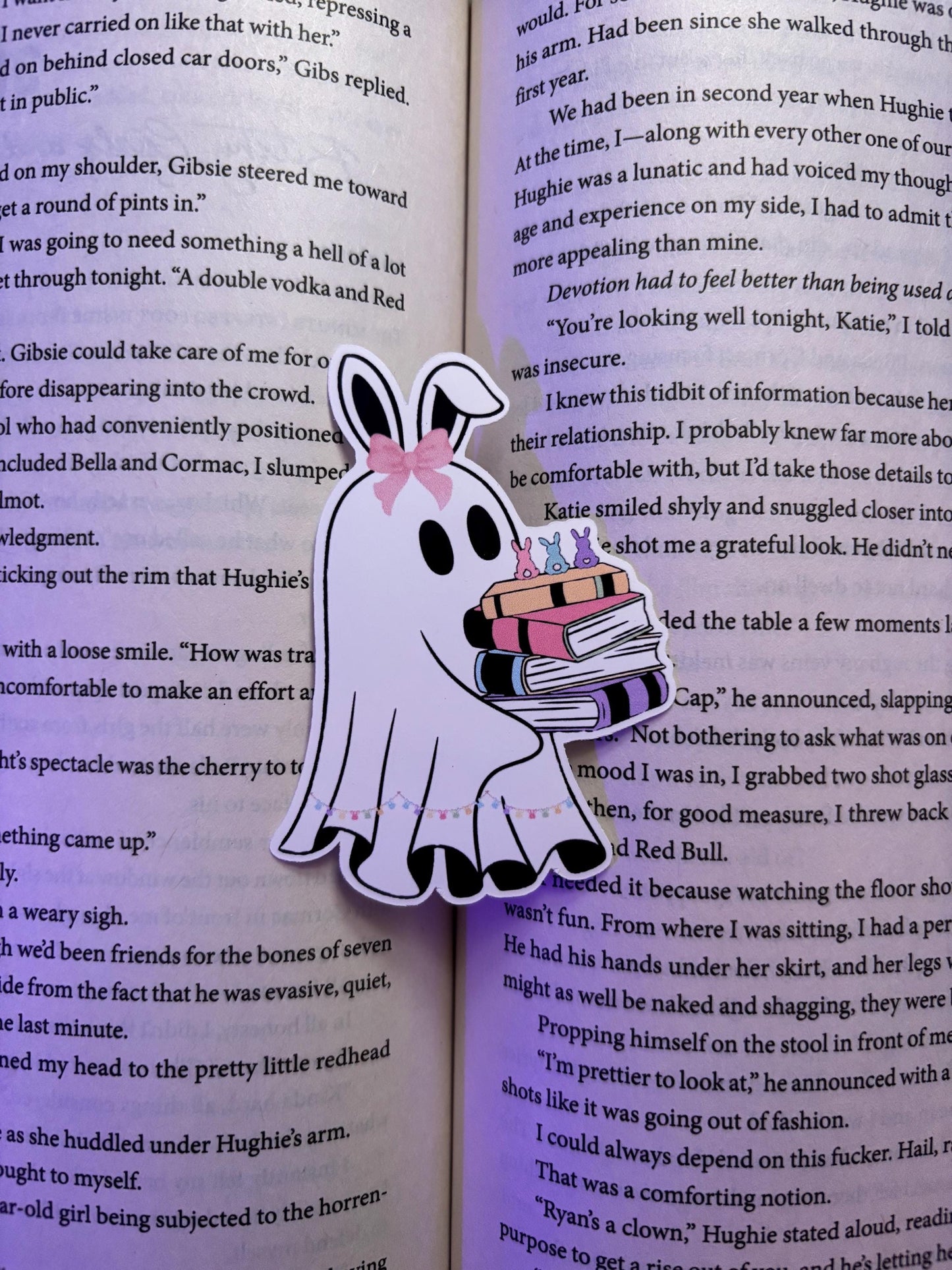 Easter Reading Ghostie Stickers