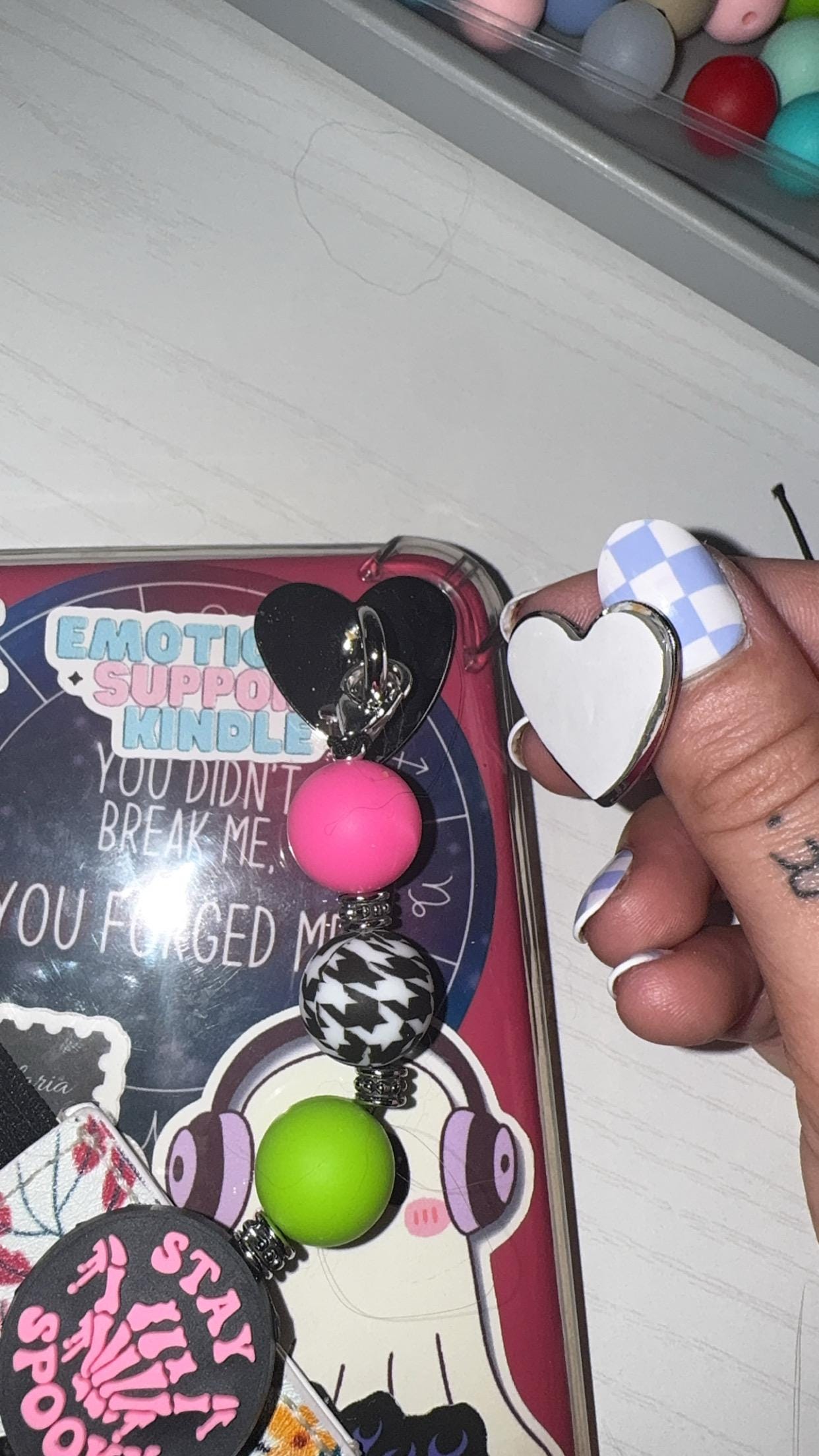 Silicone Beaded Keychains