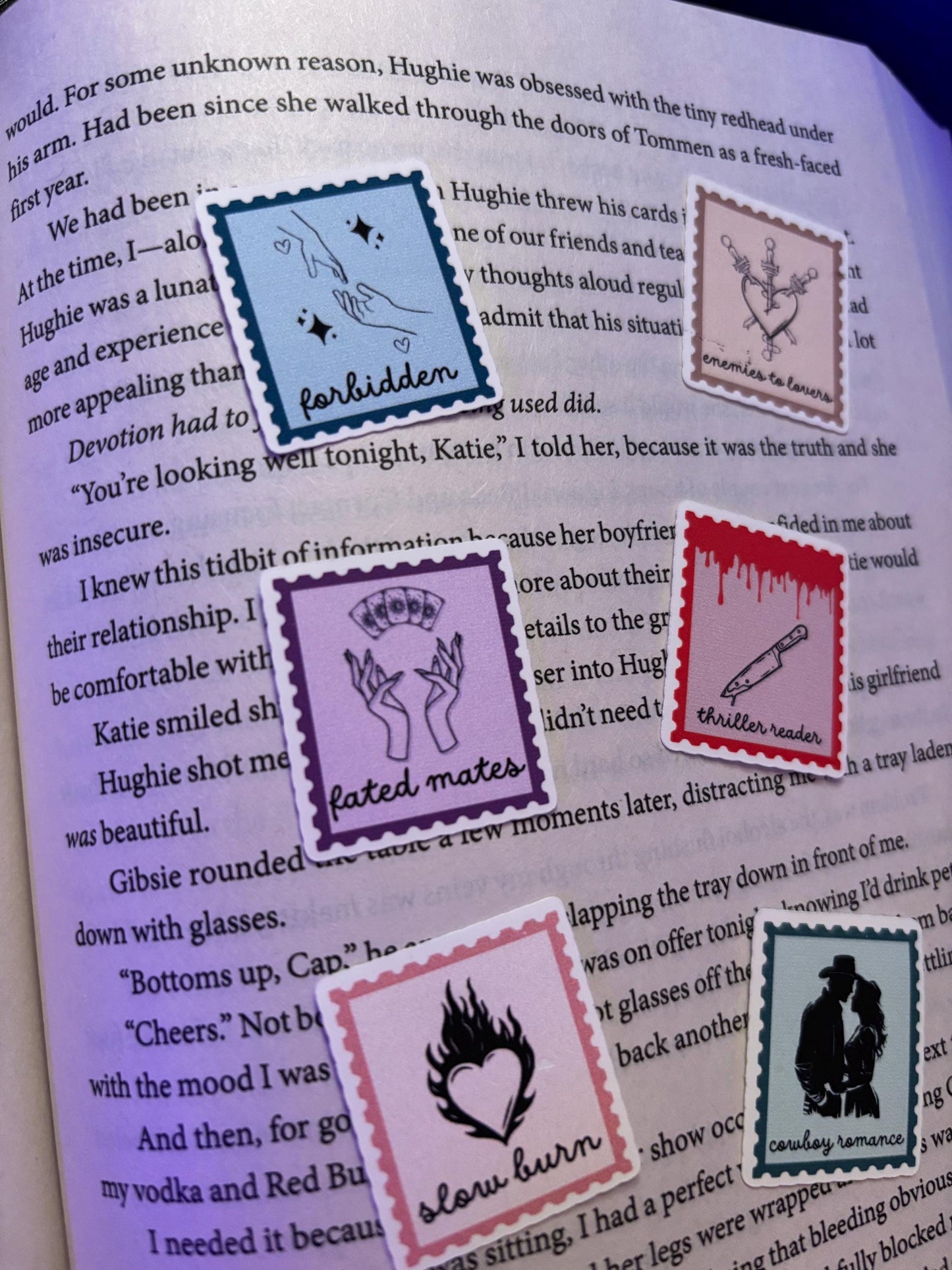 Stamp Style Trope Stickers