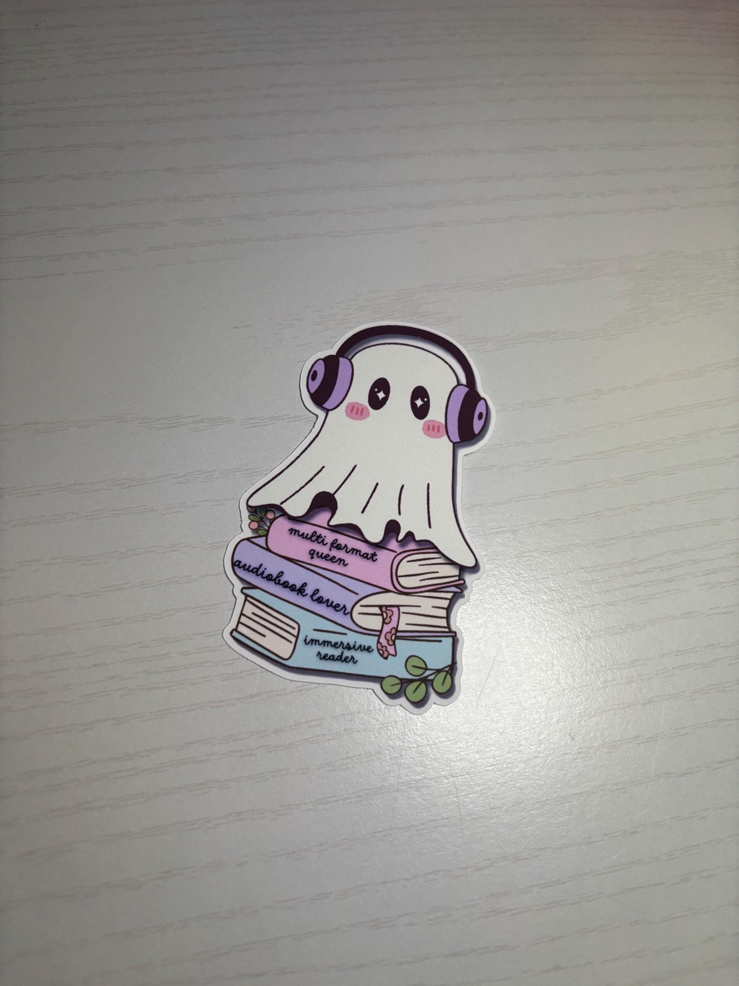 Audiobook Ghost Sticker