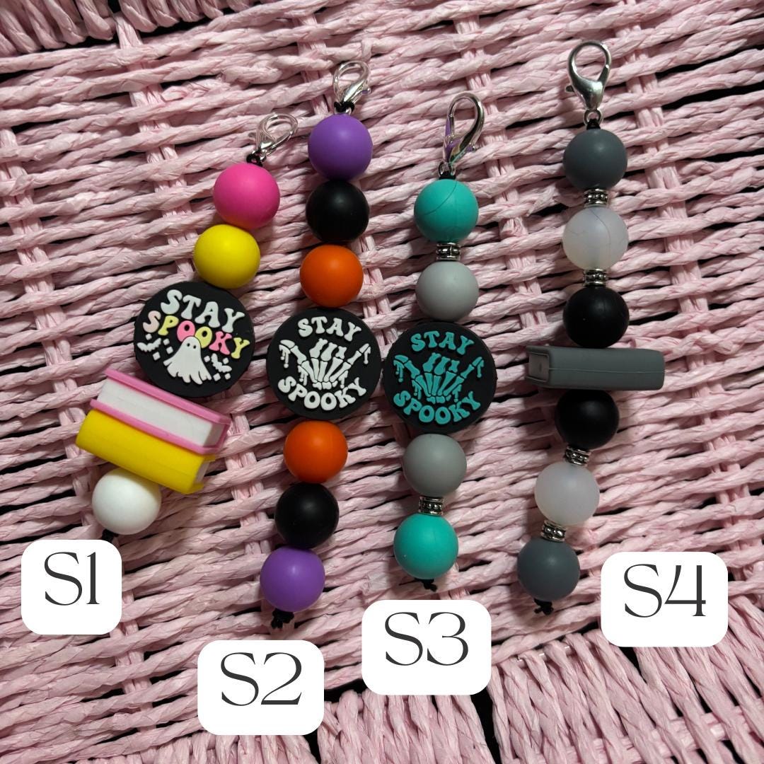 Silicone Beaded Keychains