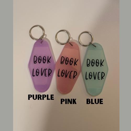 Book Lover Keychain