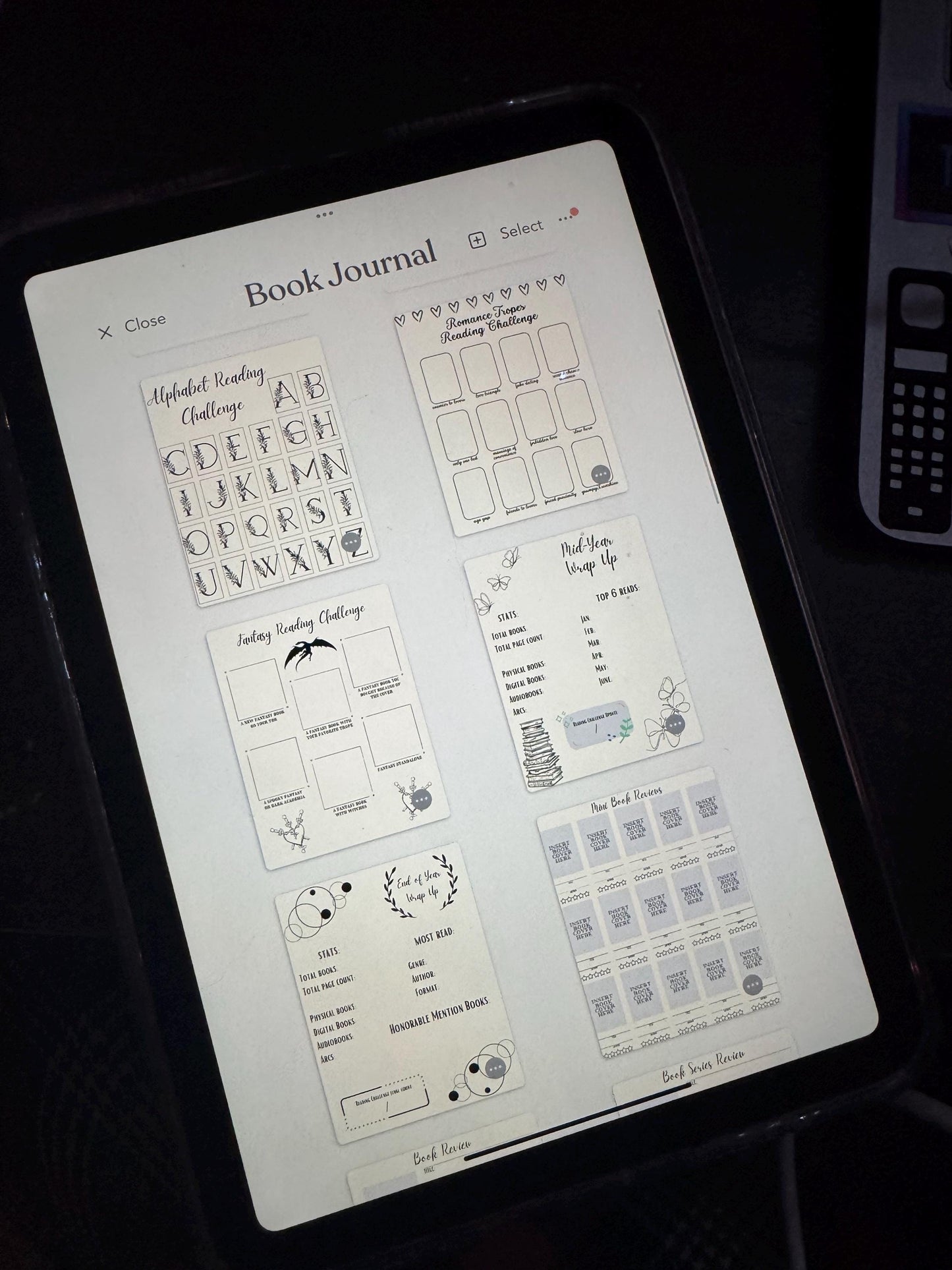 Digital Book Journal