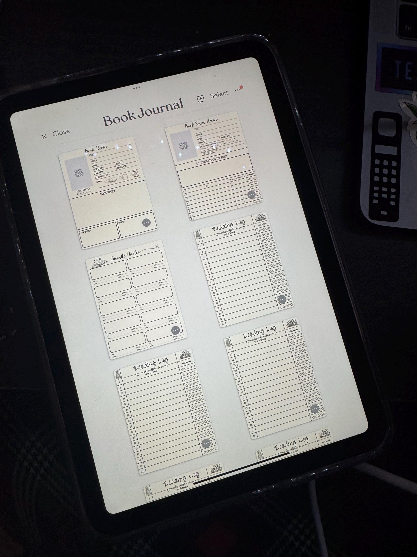 Digital Book Journal