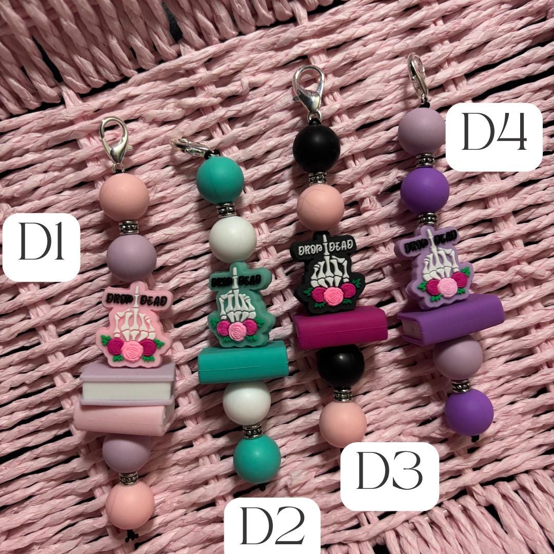 Silicone Beaded Keychains