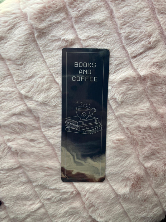 Books & Coffee Bookmark