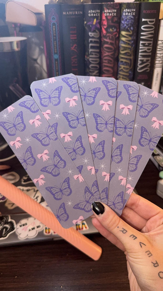 Butterflies & Bows Bookmark
