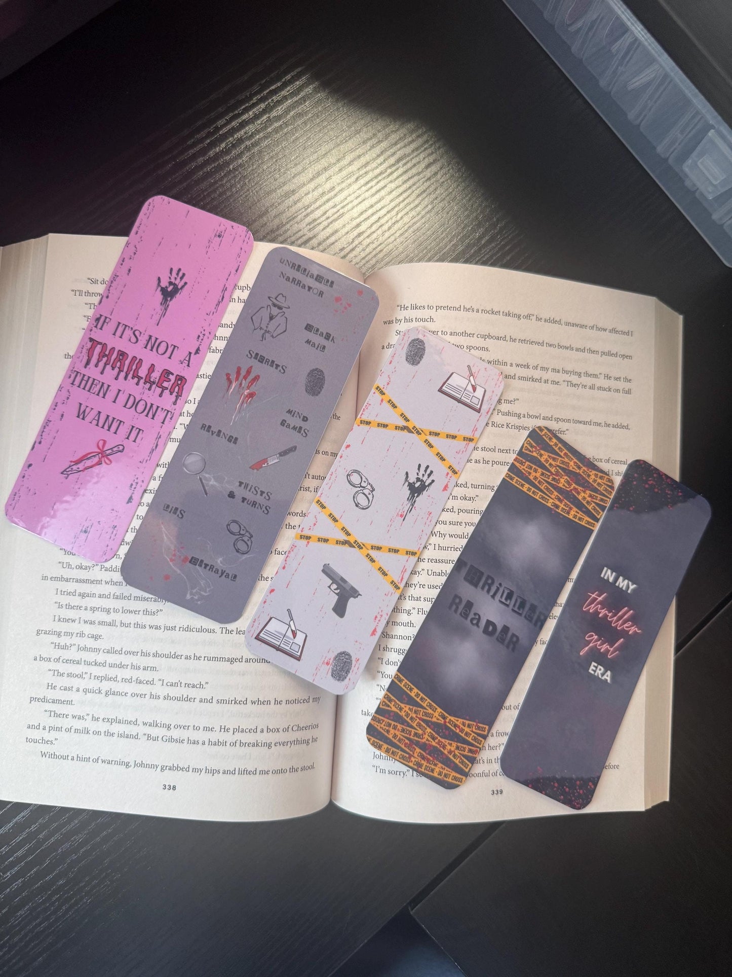 Thriller/Mystery Bookmarks