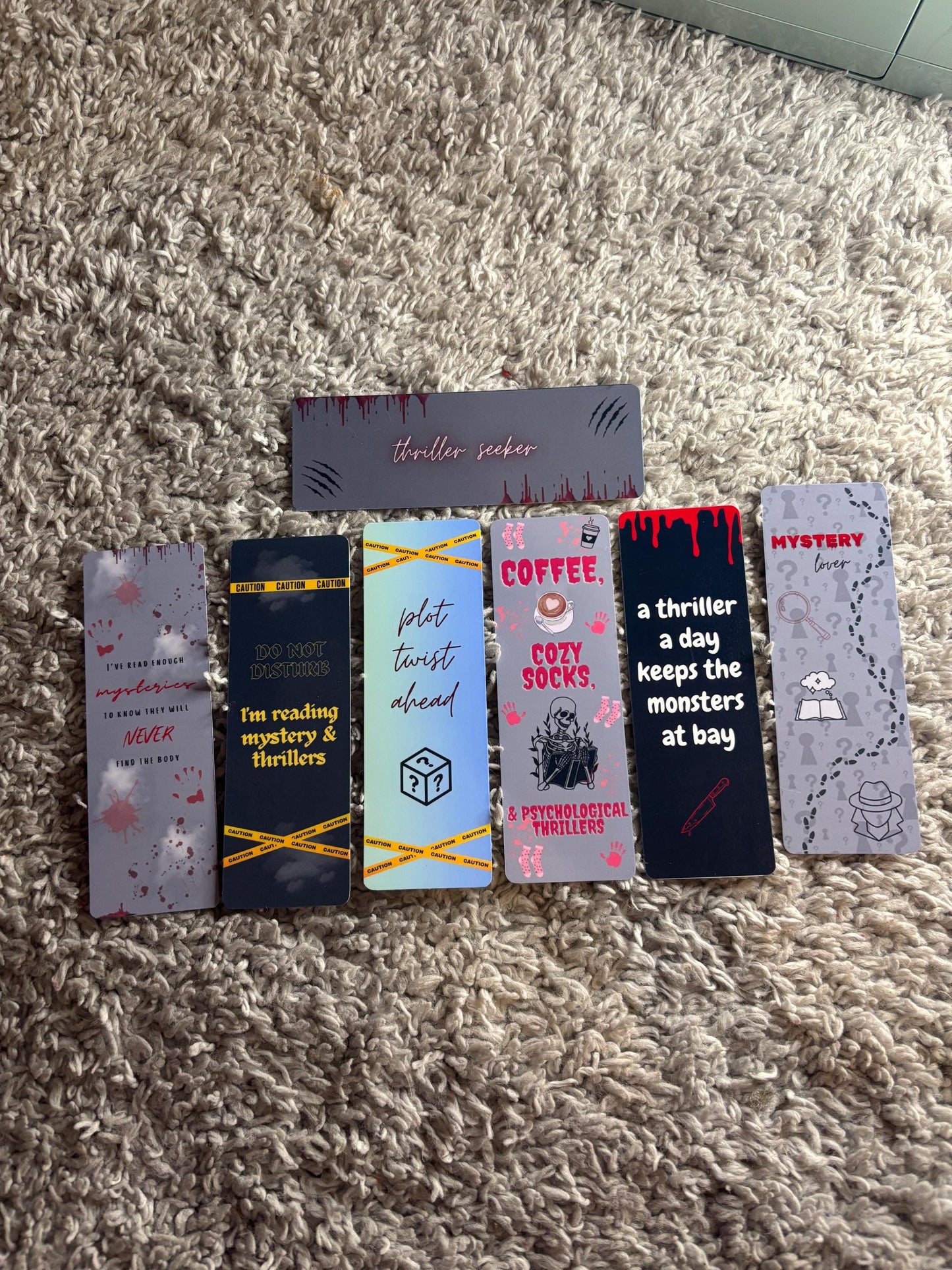 Thriller/Mystery Bookmarks