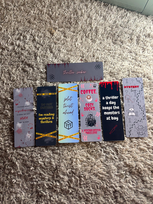 Thriller/Mystery Bookmarks