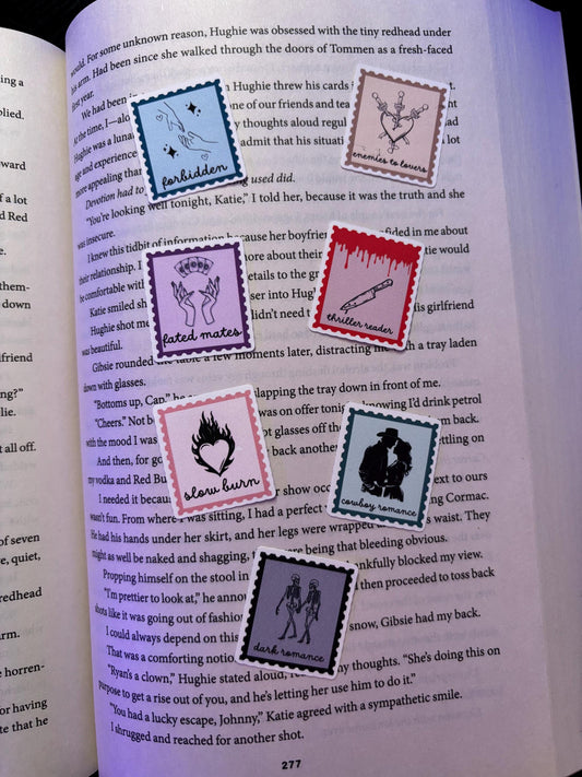 Stamp Style Trope Stickers