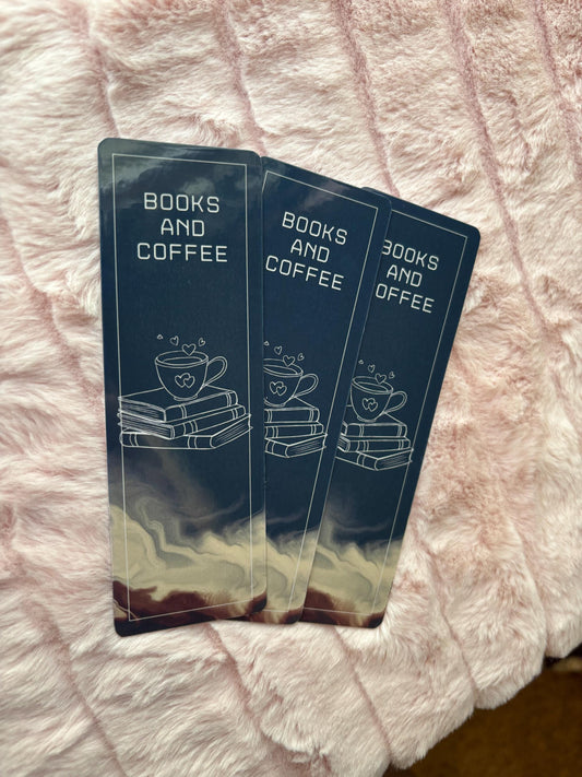 Books & Coffee Bookmark