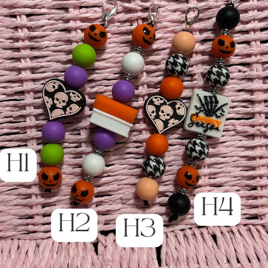 Silicone Beaded Keychains