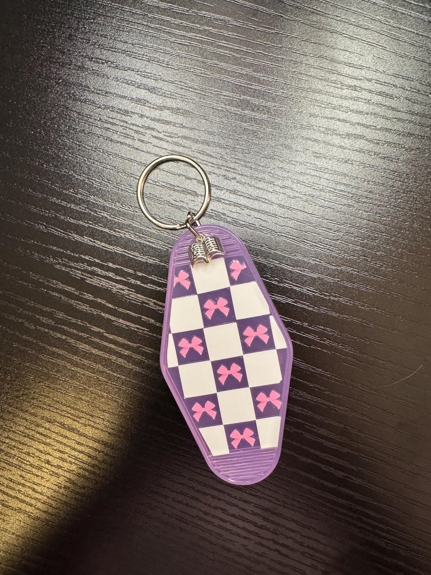 Books, Bows & Cherries Keychains