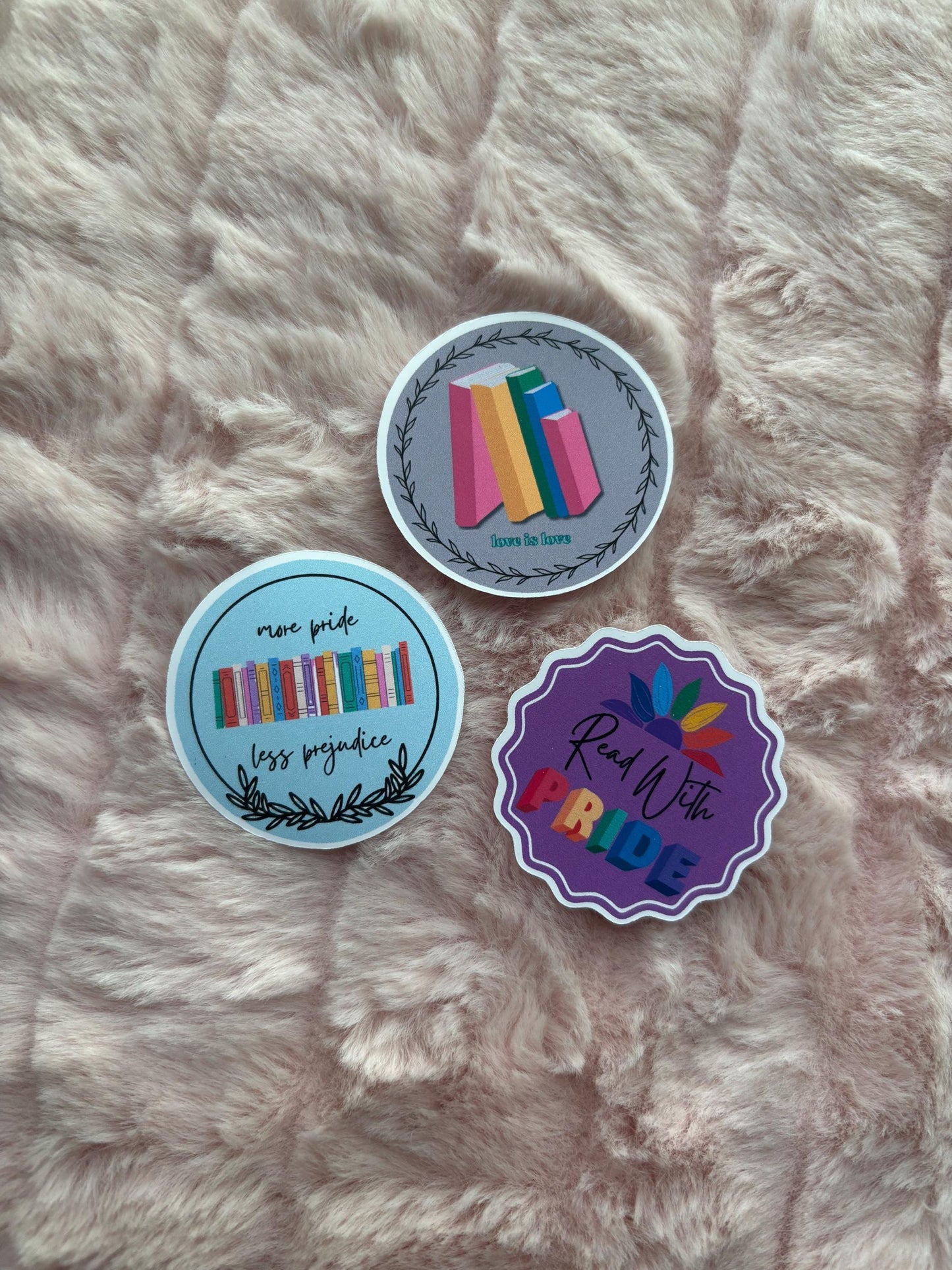 Bookish Pride Stickers