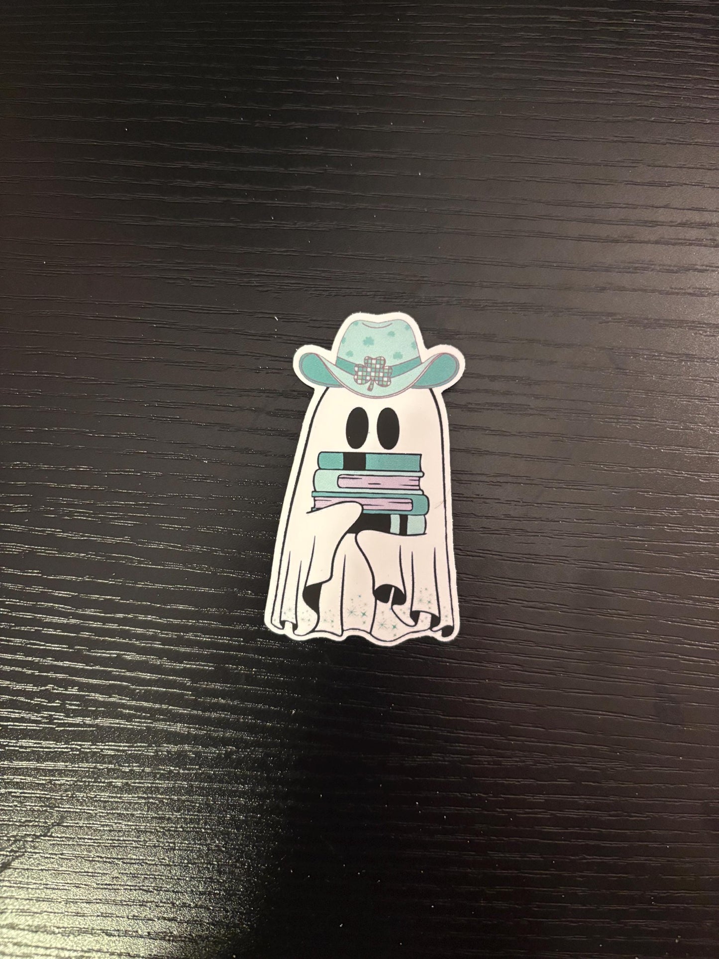 Bookish St Pattys Ghost Stickers