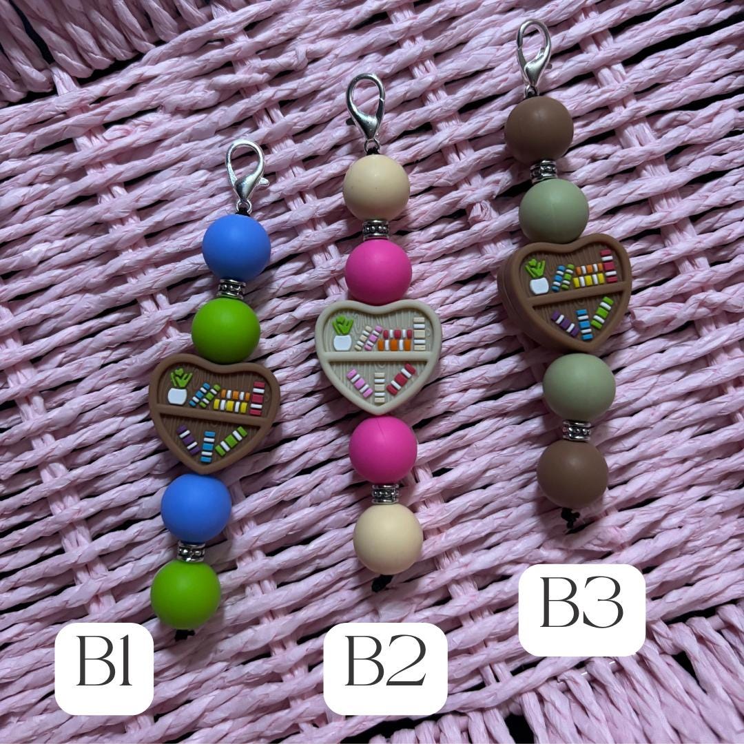 Silicone Beaded Keychains
