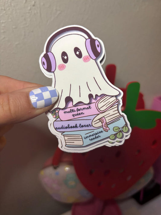 Audiobook Ghost Sticker