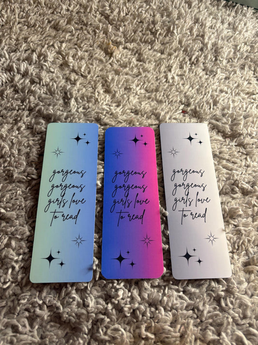Gorgeous Girls Love To Read Bookmark