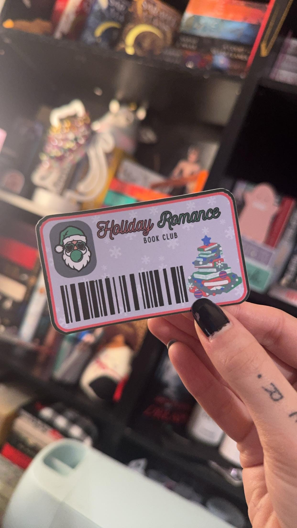 Bookish Christmas Stickers
