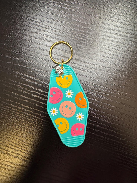 Groovy Keychains with Book Charm