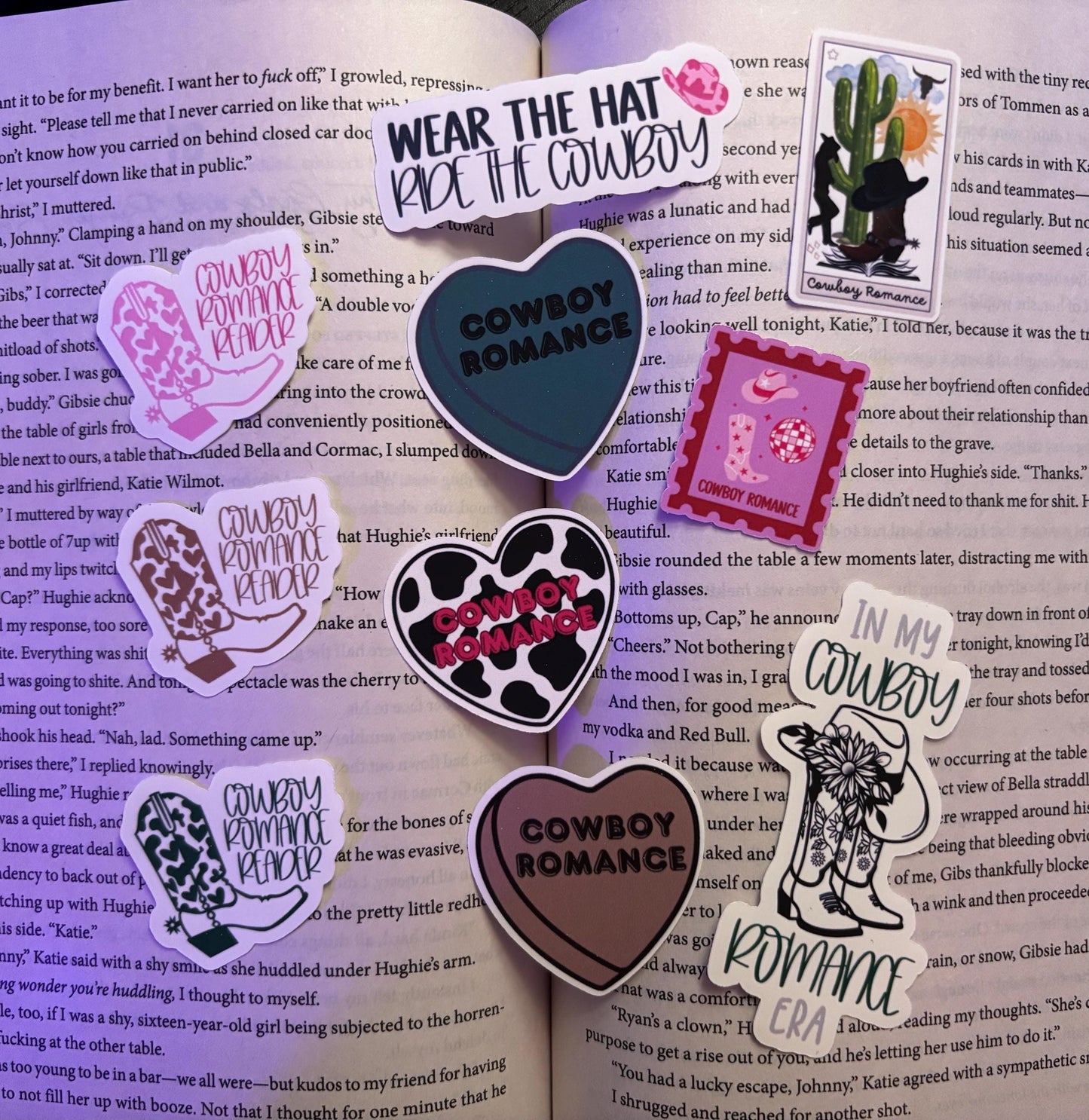 Cowboy Romance Stickers
