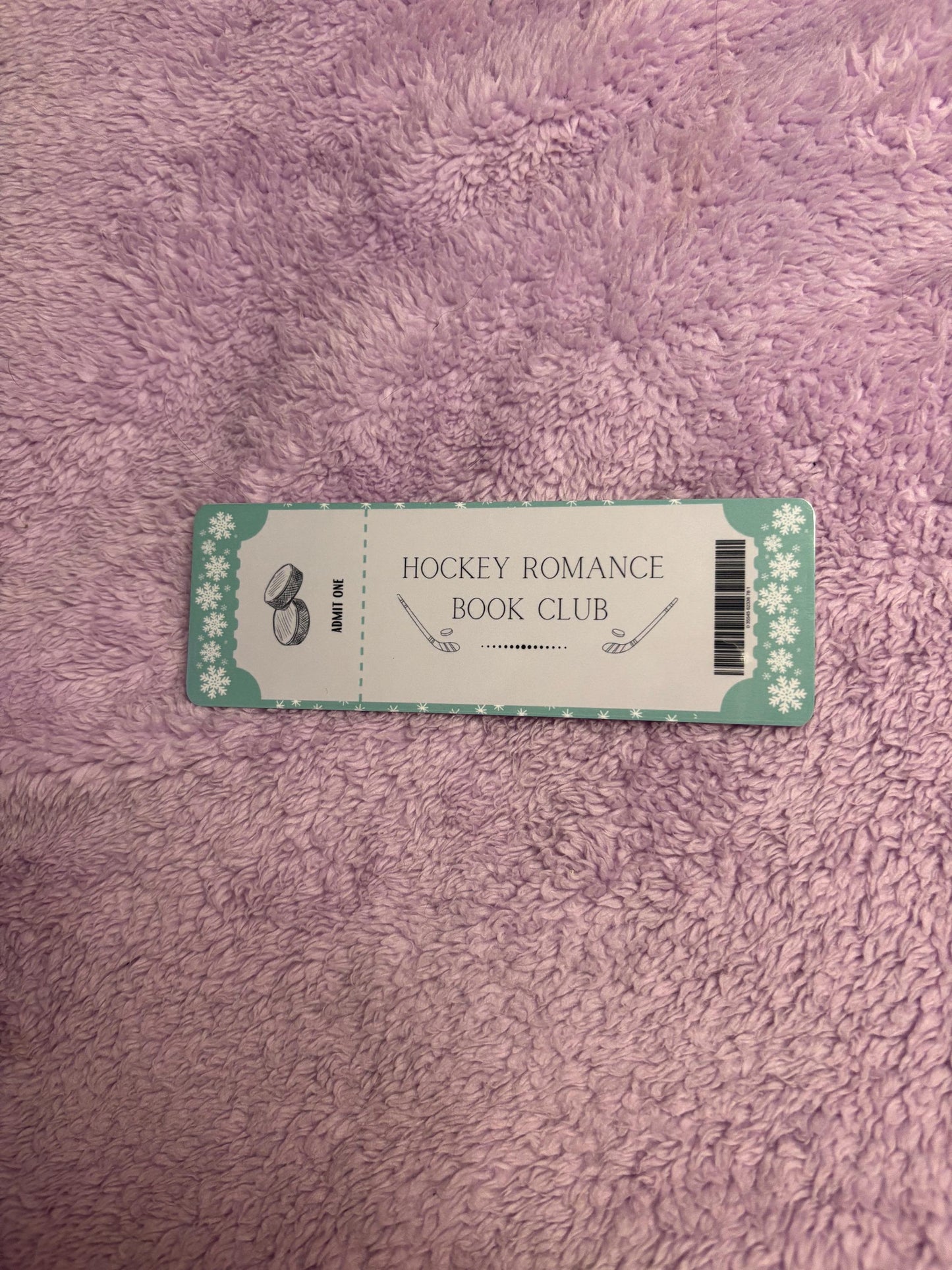 Book Club Ticket Bookmarks