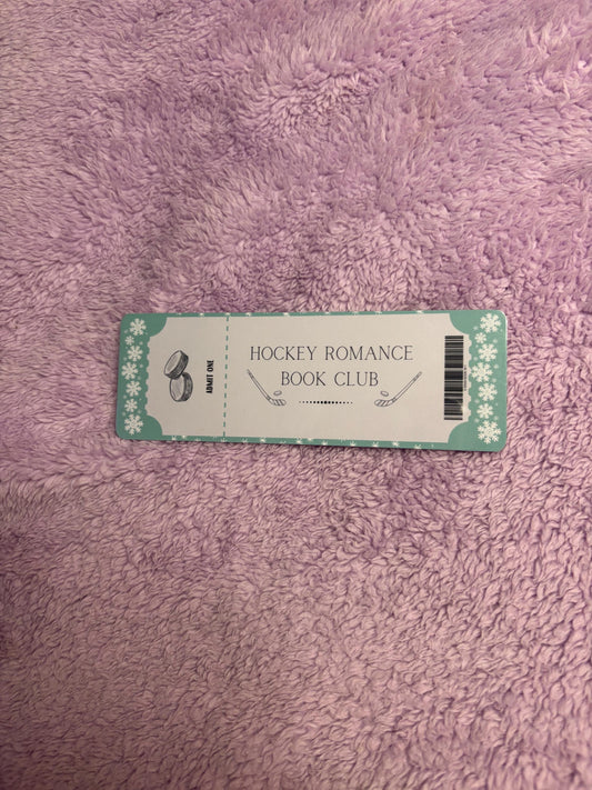 Book Club Ticket Bookmarks