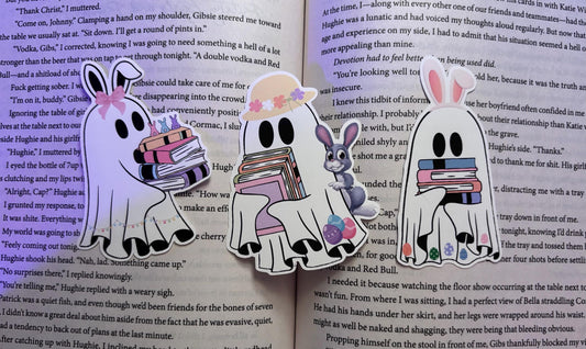 Easter Reading Ghostie Stickers