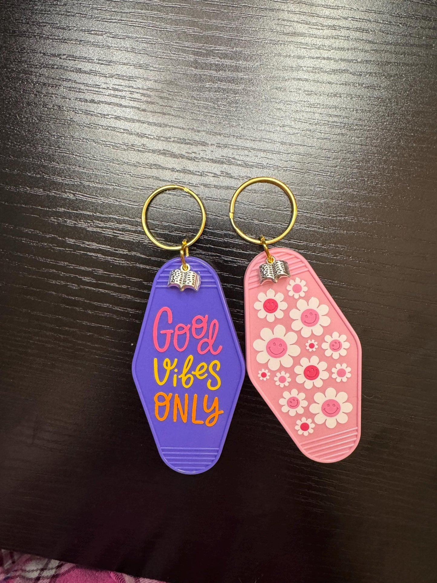 Keychains with Book Charm